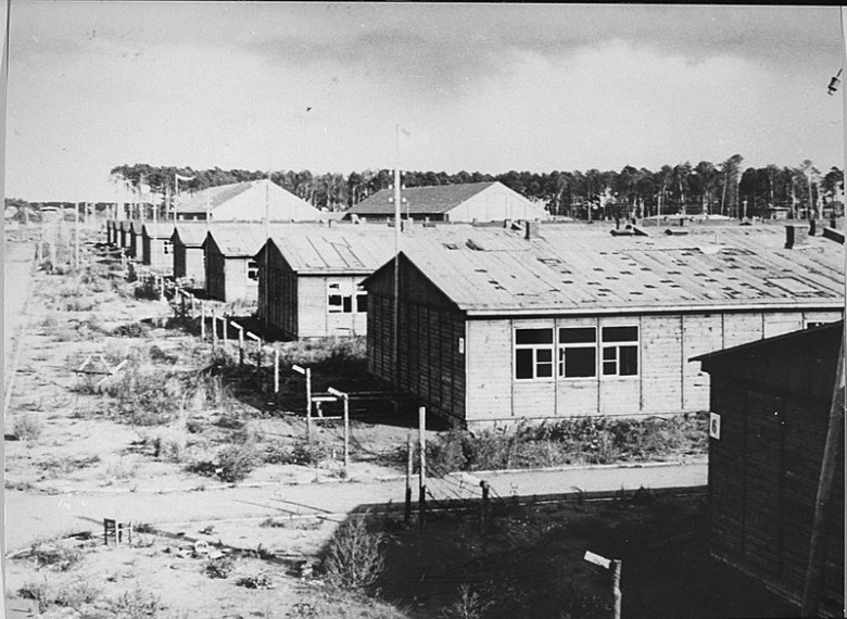The camp just after liberation